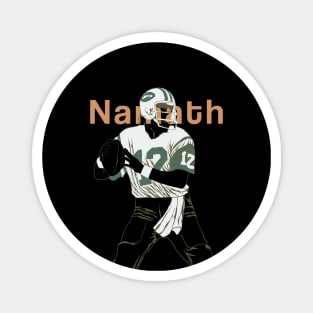 joe namath Magnet